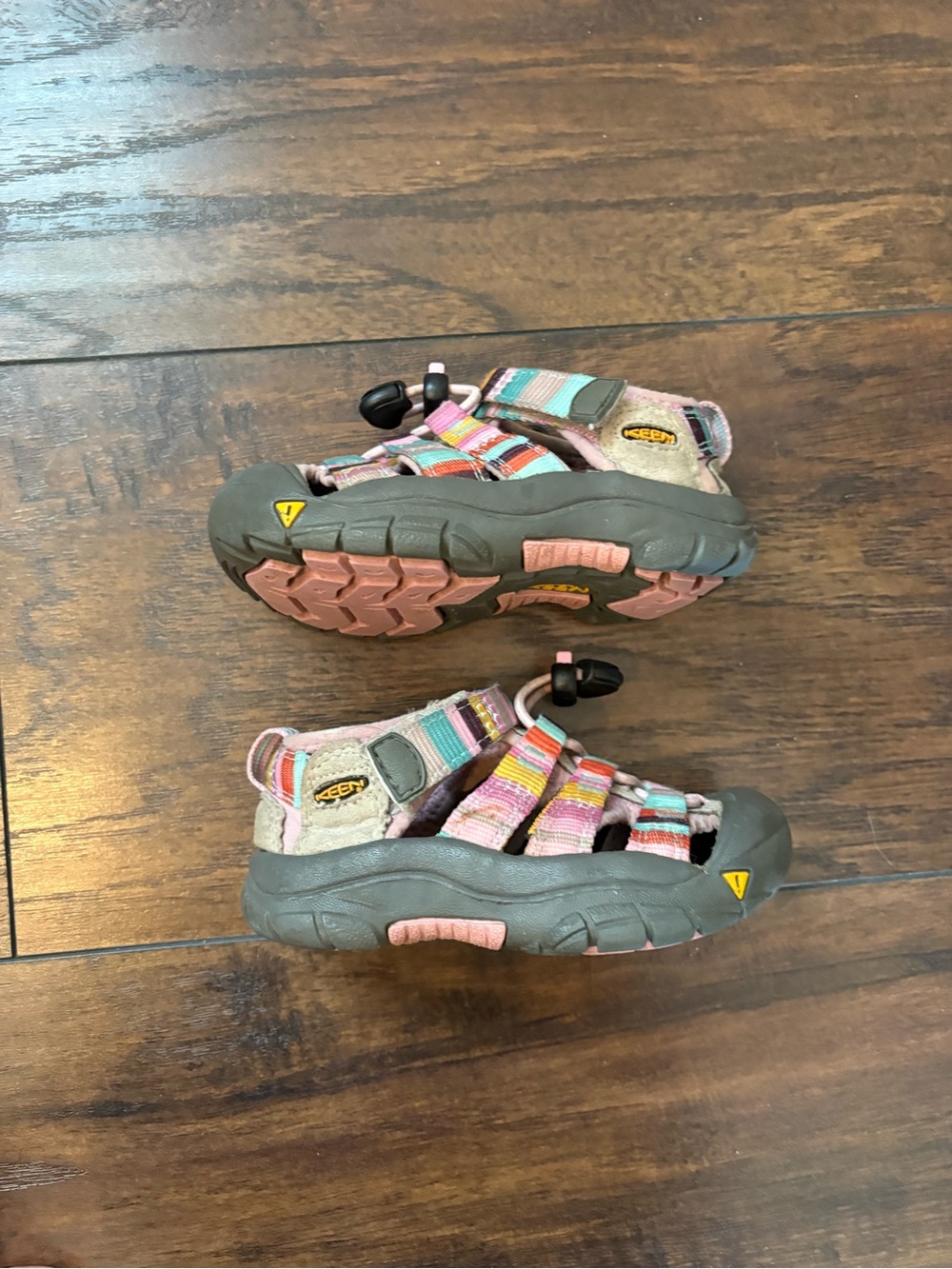 KEEN Little Kids' Pink Multi Sandals Size 8